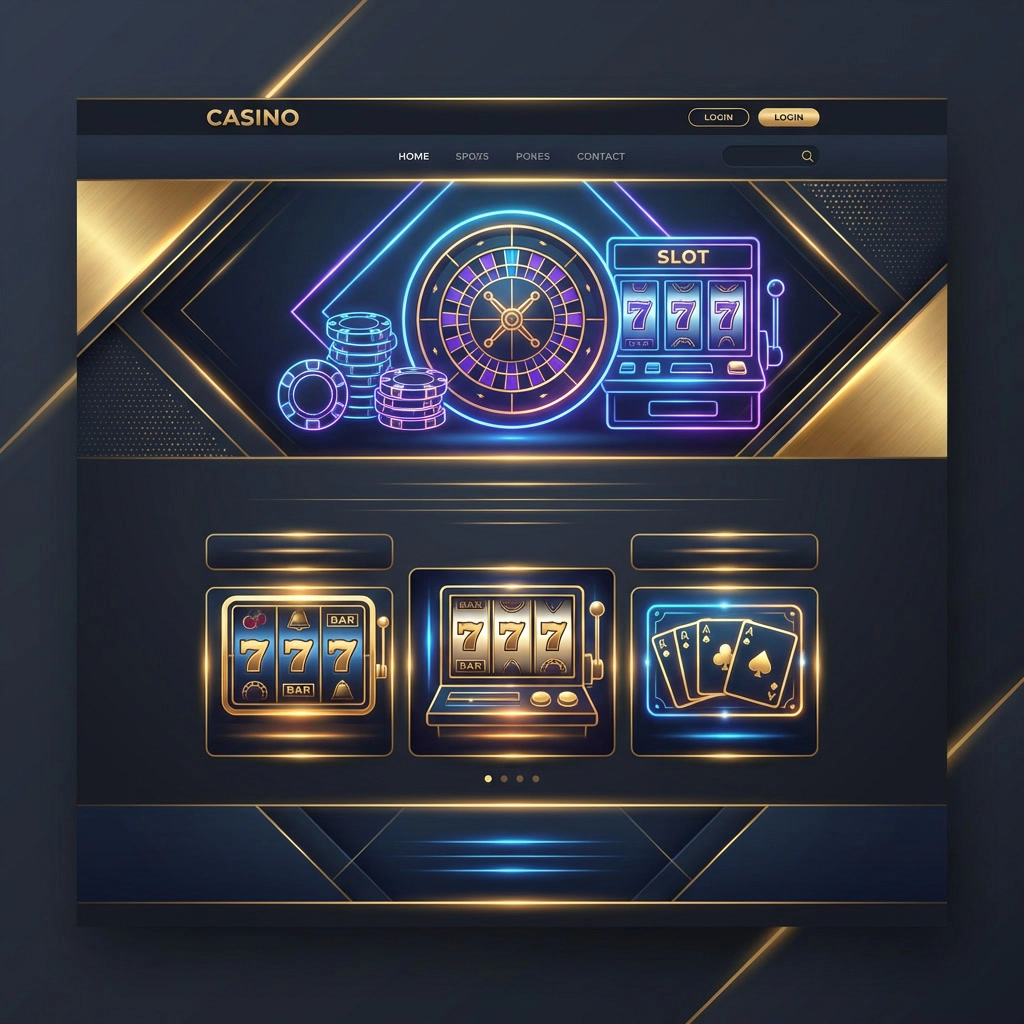 Casino mascot illustration